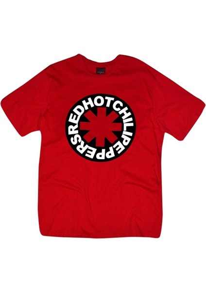 Red Hot Chili Peppers Baskılı Unisex %100 Pamuk T-Shirt