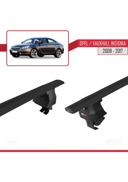 Opel/vauxhall Insignia 2009-2017 Arası ile Uyumlu Ace-4 Ara Atkı Tavan Barı Siyah 2 Adet fırsatları