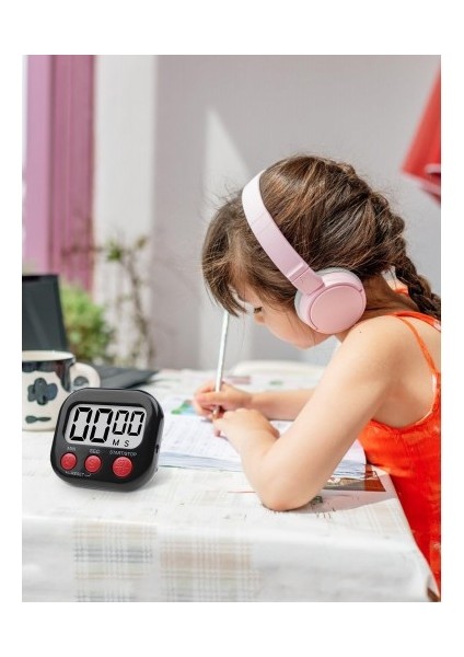 Mini Dijital Timer Geri Sayım Saati Mutfak Saati