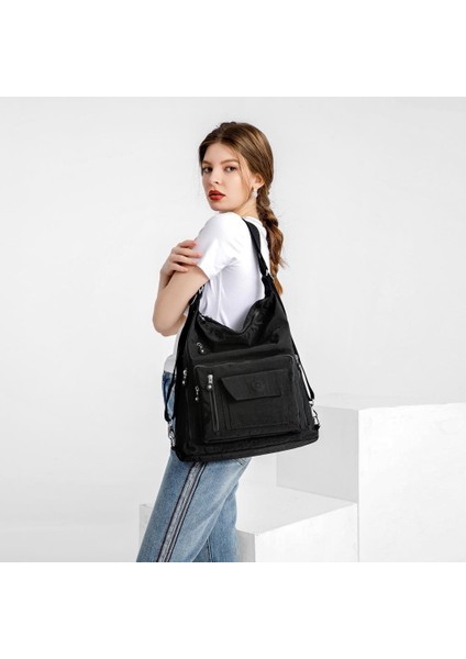 Hem Sırt Hem De Omuz Kadın Çantası Smart Bags 1205 A.vizon