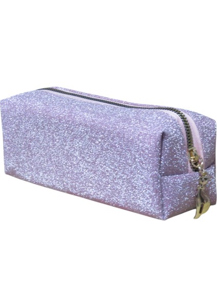 Glitter Simli Kalem Çantası