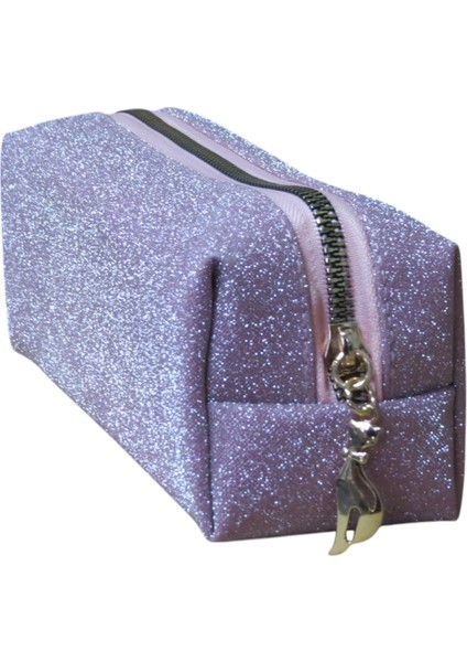 Glitter Simli Kalem Çantası