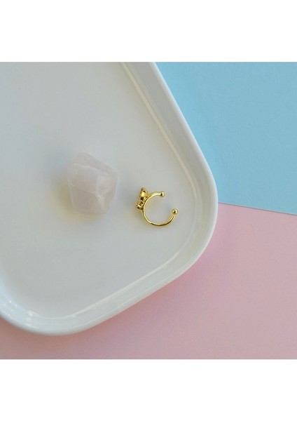 Kelebek Earcuff Sıkıştırma Kıkırdak Küpesi Delik Gerektirmez İnce Taşlı Earcuff fiyatları