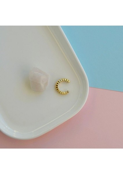 İnce Earcuff Taşlı Sıkıştırmalı Kıkırdak Küpesi Deliksiz Kıkırdak Küpesi İnce Taşlı Earcuff fiyatları