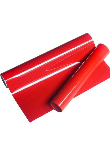 Parlak Kırmızı Kendinden Yapışkanlı Çok Amaçlı Kaplama Folyosu 61 cm x 1 Metre