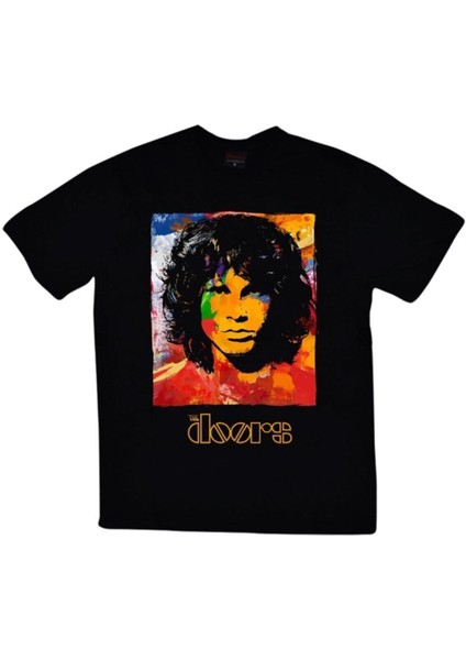 Unisex Siyah The Doors T-Shirt