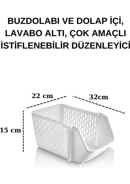 ( 2 Adet) Antrasit Dolap Içi Istiflenebilir Düzenleyici, Katlı Organizer, Buzdolabı Düzenleyici fiyatları