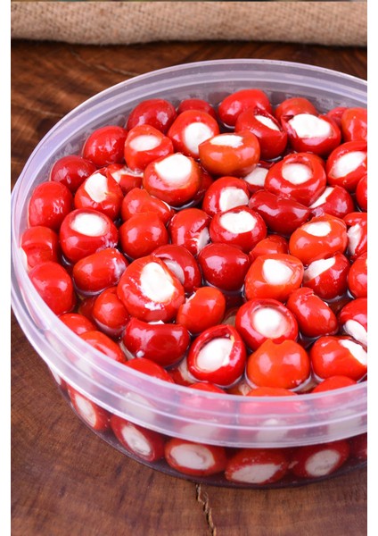 Peynir Dolgulu Kiraz Biber 500 gr