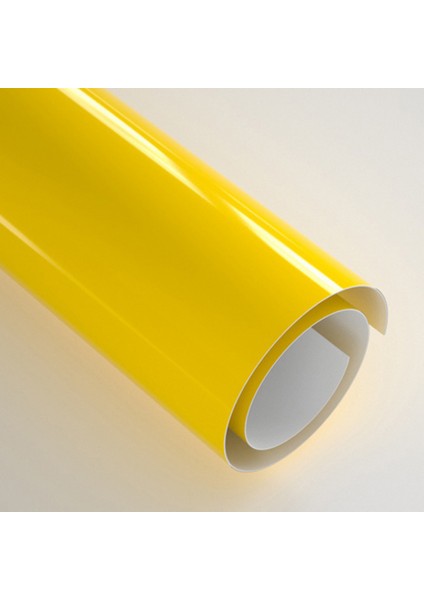 Sarı Renk Kendinden Yapışkanlı Çok Amaçlı Kaplama Folyosu 61 cm x 1 Metre
