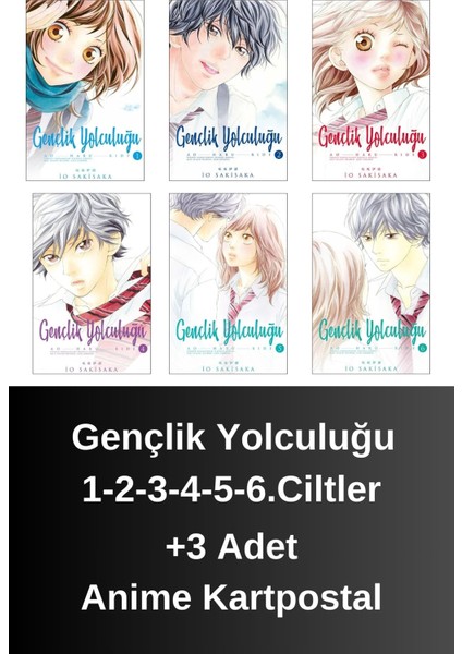 Gençlik Yolculuğu 1-2-3-4-5-6.ciltler (6 Kitap) | Anime Kartpostallar