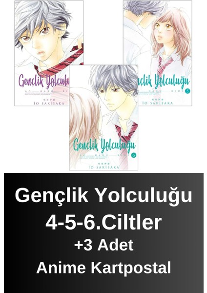Gençlik Yolculuğu 4-5-6.ciltler (3 Kitap) | Anime Kartpostallar