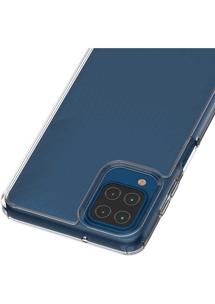 Samsung Galaxy A12 Kılıf Coss Kapak-Renksiz