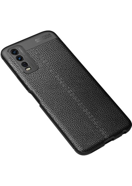 Vivo Y11S Kılıf Niss Silikon Kapak-Siyah