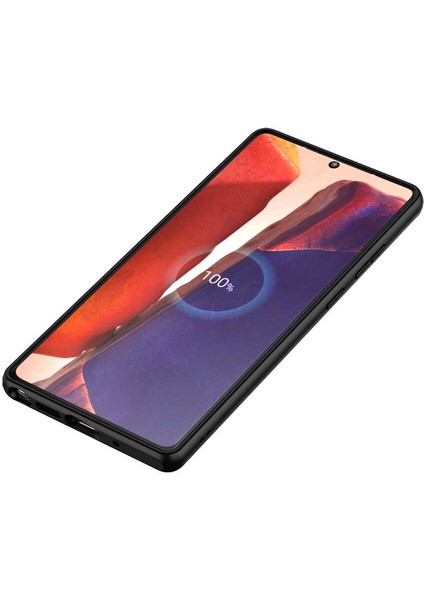 Tcl 10 Plus Kılıf Vrdr Biye Silikon-Mor