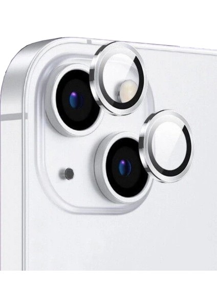 Apple iPhone 13 Uyumlu Cl-12 Premium Safir Parmak Izi Bırakmayan Anti-Reflective Kamera Lens Kor
