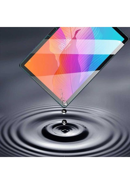 Huawei Matepad T10 Uyumlu Zore Tablet Temperli Cam Ekran Koruyucu-Renksiz