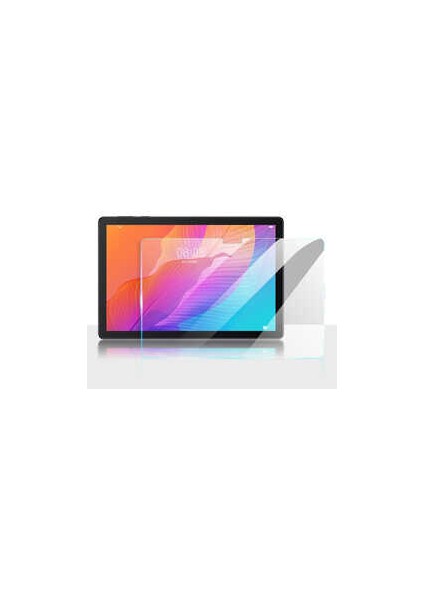 Huawei Matepad T10 Uyumlu Zore Tablet Temperli Cam Ekran Koruyucu-Renksiz