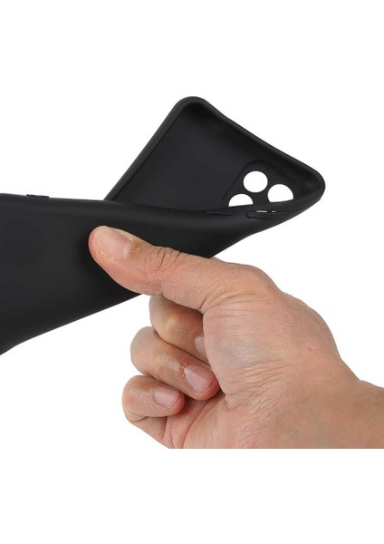 Samsung Galaxy M22 Kılıf ​vrdr Kartix Kapak-Siyah modelleri