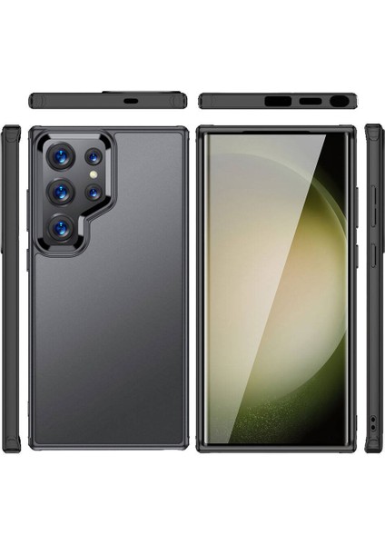 Samsung Galaxy S24 Ultra Kılıf Volks Kapak-Siyah