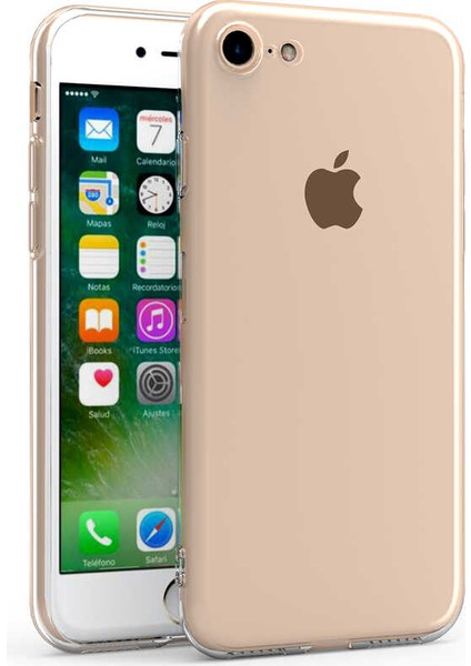 Apple iPhone Se 2022 Uyumlu Kamera Korumalı Süper Silikon Kapak-Renksiz