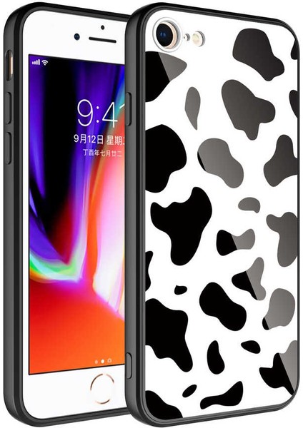 Apple iPhone Se 2020 Uyumlu Kamera Korumalı Desenli Sert Silikon Epoksi Kapak-No5