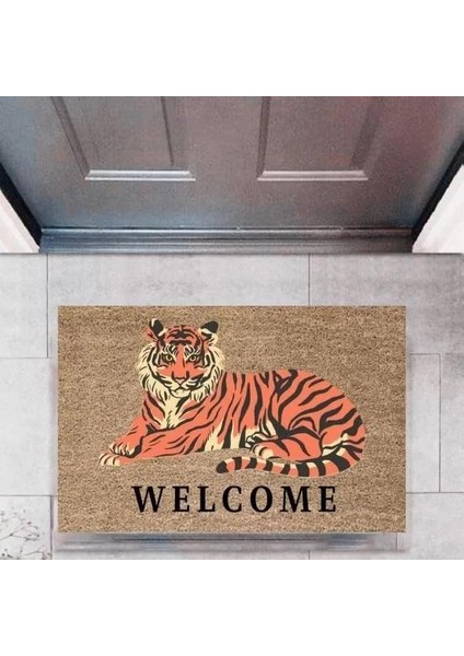 Kapı Önü Paspası Dekoratif Dijital Baskı HAYVANLARP-2727