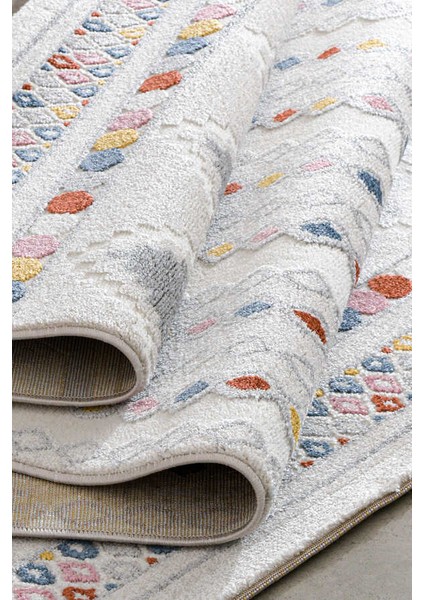 Roma Beyaz Halı Modern Dokuma Halı Yumuşak Oturma Odası Salon Çocuk Odası Mutfak Halısı F0357 indirimleri