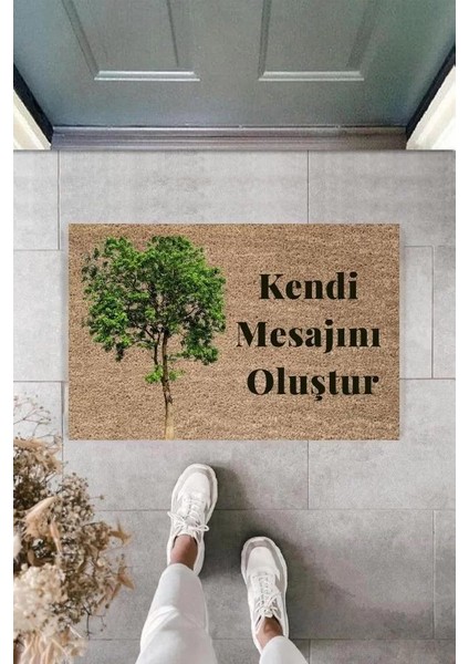 Dijital Baskı Kişiye Özel Iç Kapı Dekorasyon Paspas PS11223