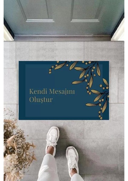 Dijital Baskı Kişiye Özel Iç Kapı Dekorasyon Paspas PS11208 modelleri