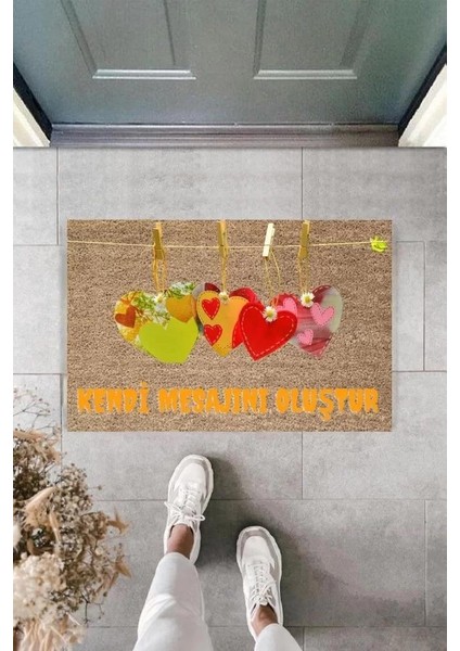 Dijital Baskı Kişiye Özel Iç Kapı Dekorasyon Paspas PS11300