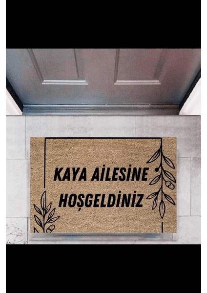 Kapı Önü Paspası Dekoratif Dijital Baskı Kişiye Özel P-2320