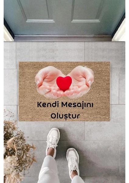 Dijital Baskı Kişiye Özel Iç Kapı Dekorasyon Paspas PS11245