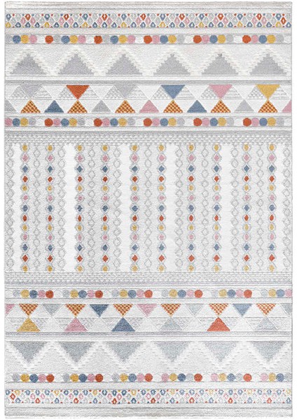 Roma Beyaz Halı Modern Dokuma Halı Yumuşak Oturma Odası Salon Çocuk Odası Mutfak Halısı F0357