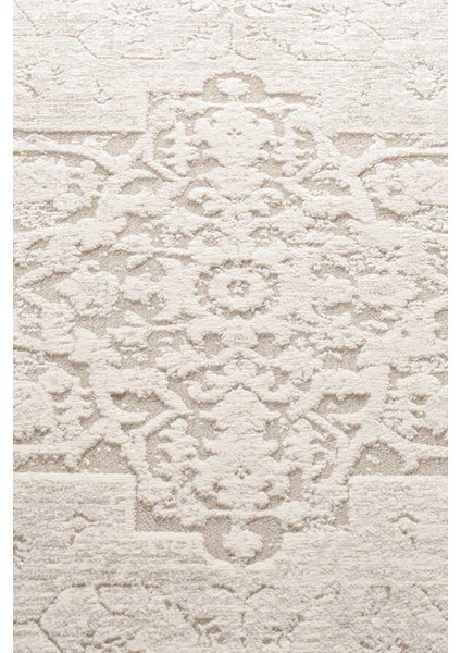 Paradise Krem Bej Halı Modern Dokuma Halı Yumuşak Oturma Odası Salon Çocuk Odası Mutfak Halısı M059A