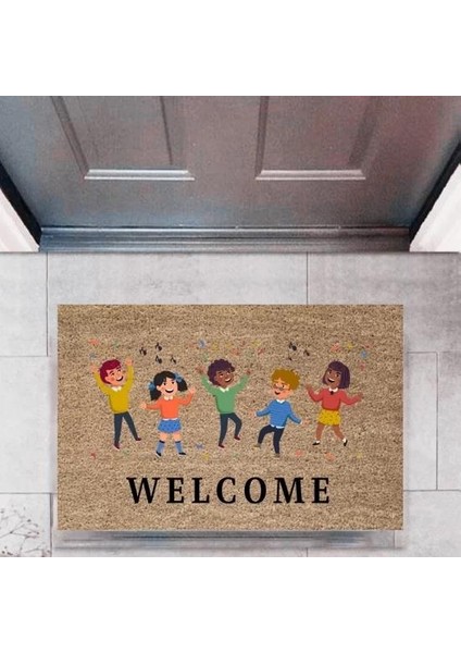 Kapı Önü Paspası Dekoratif Dijital Baskı ÇOCUKLARP-2721