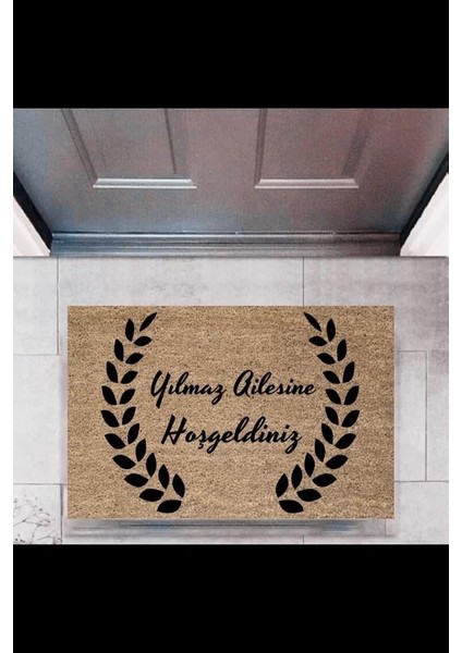 Kapı Önü Paspası Dekoratif Dijital Baskı Kişiye Özel P-2317