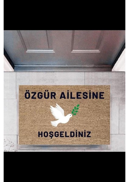 Kapı Önü Paspası Dekoratif Dijital Baskı Kişiye Özel P-2448