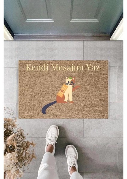 Dijital Baskı Kişiye Özel Iç Kapı Dekorasyon Paspas PS11258