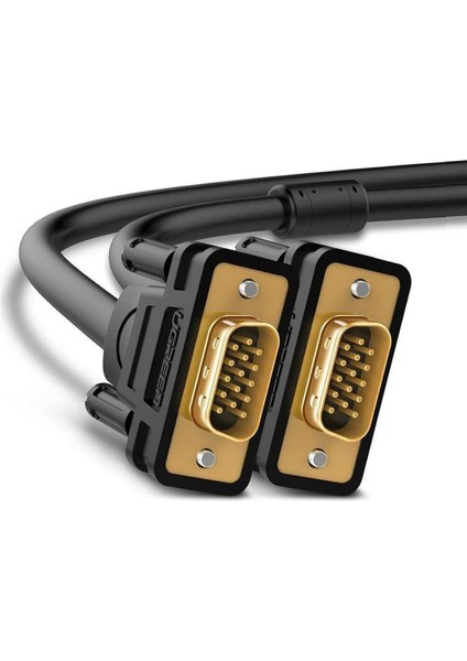 VGA Kablosu Erkek-Erkek 1080P 15 Pin VGA VGA Kablosu Monitör Projektör Için Tv Koruyucu Kablo 1.5m