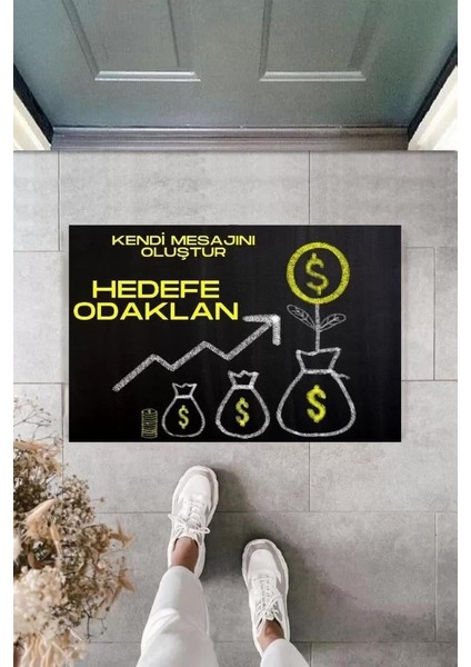 Dijital Baskı Kişiye Özel Iç Kapı Dekorasyon Paspas PS11284