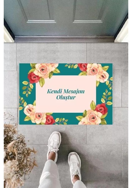 Dijital Baskı Kişiye Özel Iç Kapı Dekorasyon Paspas PS11286 modelleri