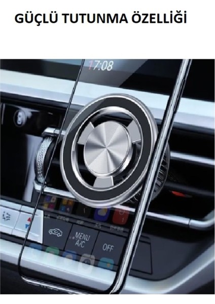 F83 Magsafe Metal Araç Tutucu Güçlü Mıknatıs Magsafe Kılıflara Birebir Uyum fırsatları