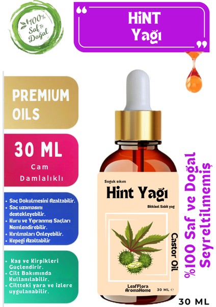 Hint Yağı 30 ml - (Castor Oil)