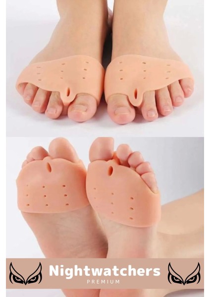 Kemik Büyümesi Karşıtı Şekil Bozukluğu Önleyici Ayak 5 Parmak Ayıran Silikon Bunyon Ayırıcı 4'lü Set modelleri