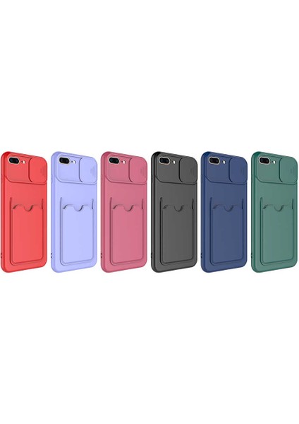 Apple iPhone 8 Plus Kılıf ​Kartix Kapak-Lila