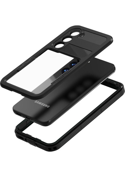 Samsung Galaxy S23 Plus Kılıf 1-1 Su Geçirmez Kılıf-Siyah