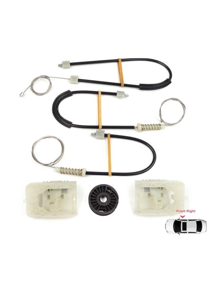 Passat B8 Cam Kriko Tamir Halat Teli Seti Ön Sağ Kapı 3g Cb (2014- 2023) B8L 3G0837462 fiyatları