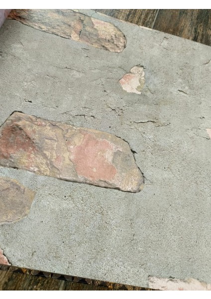 Stone 54-2 (53 cm x 10 Mt) Doğal Taş Desen Silinebilir 3D Duvar Kağıdı 5 M²