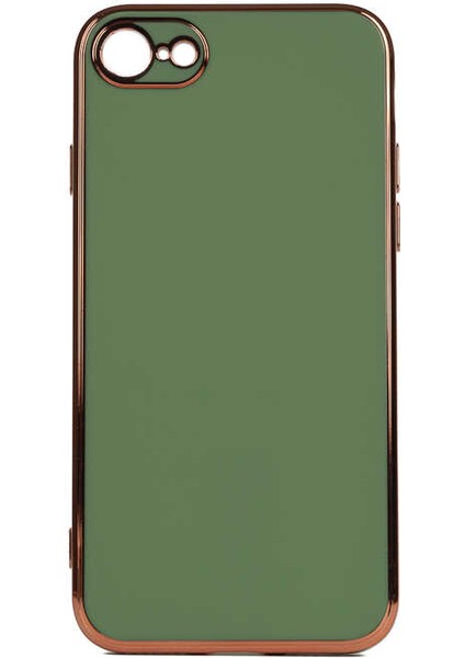 Apple iPhone Se 2022 Uyumlu Bark Kapak-Yeşil