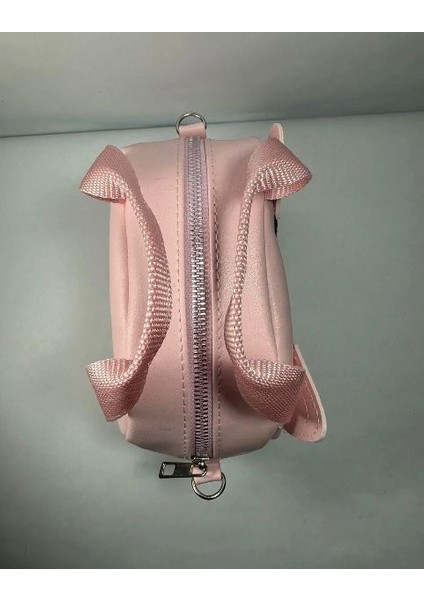 Kız Çocuk Omuz Çantası Pembe Kedili Simli Kulaklı Çıkarılabilir Askılı fırsatları